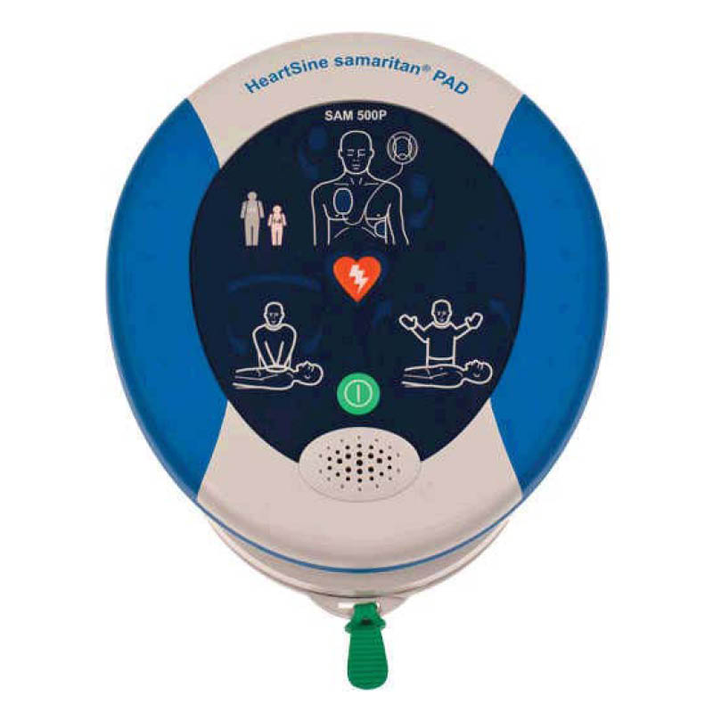 HeartSine Samaritan PAD 500P (Semi Automated) with CPR Advisor & Adult Pad Pack